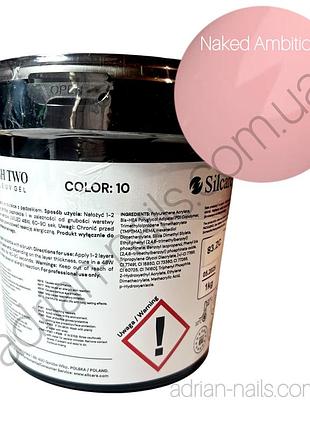 Bottle gel silcare - color 10 (naked ambition) 1кг