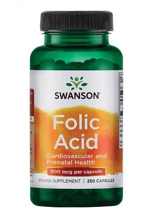Folic acid 800 mcg - 250 caps
