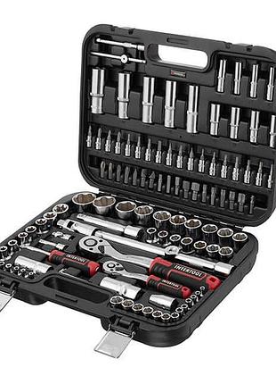 Набор инструмента intertool - 1/4" x 1/2" 110 ед. storm (et-8110)