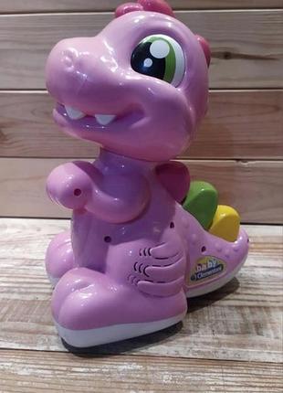 Розвивальна іграшка baby t-rex pink