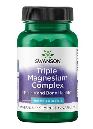 Triple magnesium complex 400mg - 30caps