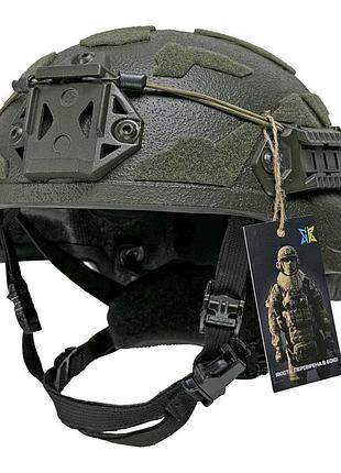 Кевларовий шолом combatant pro midсut (середній виріз). олива. s-xl