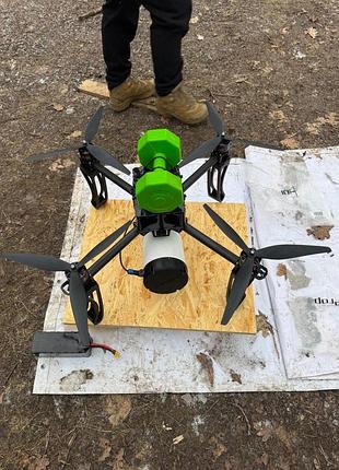 Котушка з оптоволокном для fpv дронів