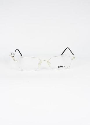 Оправа, окуляри сонцезахисні унісекс 2в1, timex t003 silver