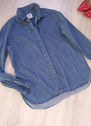 Джинсова,тонка сорочка.. 2