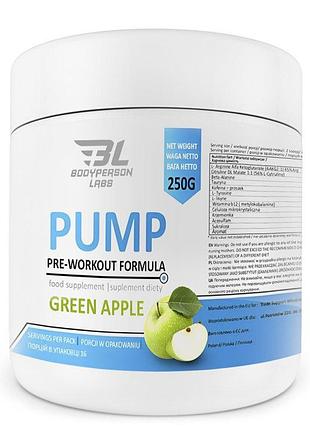 Pre-workout formula - 250g green apple