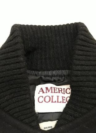 Американский бомбер куртка , american college8 фото