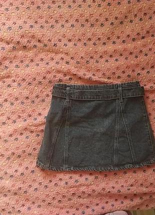 Юбка джинсовая zara 3