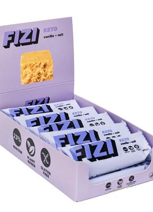 Keto protein bar - 10x45g vanilla + salt