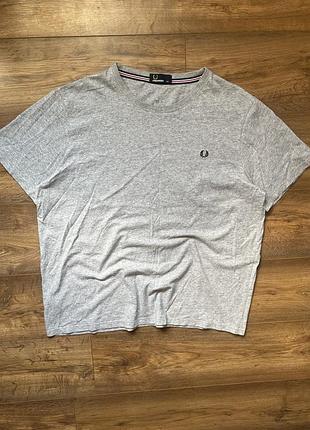 Мужская футболка fred perry xl-xxl casuals базовая фирменная идеал streetwear хлопок