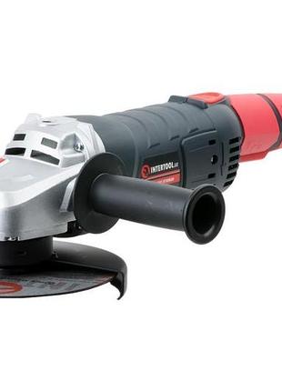 Кутова шліфмашина intertool 1800 вт x 180 мм болгарка для різання та шліфування