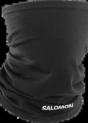 Баф salomon merino neck gaiter. чорний