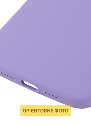 Чохол silicone case (aa) logo with magsafe для apple iphone 17 pro (6.3") бузковий / dasheen 6