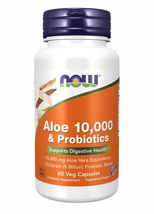 Aloe vera 10000 & probiotics - 60 vcaps