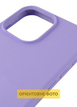 Чехол silicone case (aa) logo with magsafe для apple iphone 17 pro max (6.9") сиреневый / dasheen 5