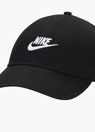Кепка чоловіча nike club futura wash cap black fb5368-011
