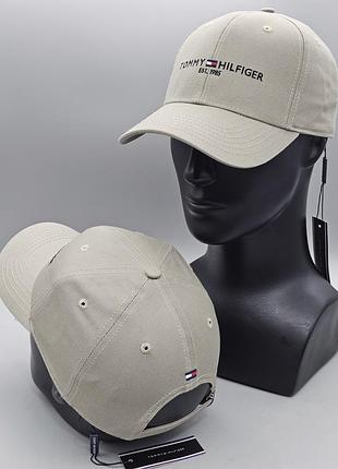 Мужская кепка tommy hilfiger, кепка томми хилфигер, бейсболка tommy hilfiger, бейсболка томми хилфигер бежевый