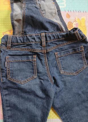 Джинсовый комбинезон для девочки 110-116 см 6