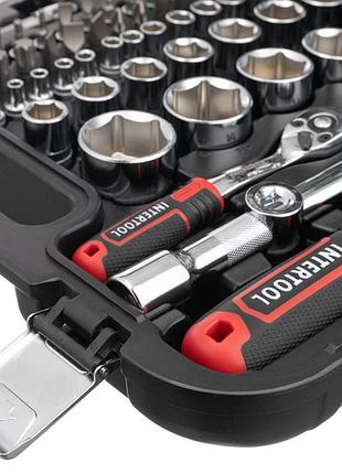 Набор инструментов 1/2 & 1/4, 82ед., cr-v storm intertool et-8082 7