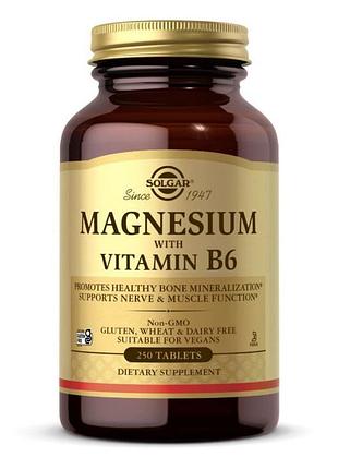 Magnesium with vitamin b6 - 250 tabs