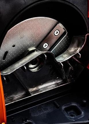 Подрібнювач садовий ds2800/45 kit, 220в, 2800вт, гілки до 45мм, ножі, контейнер 60л + подовжувач 10м помаранч. 8