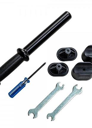 Подрібнювач садовий ds2800/45 kit, 220в, 2800вт, гілки до 45мм, ножі, контейнер 60л + подовжувач 10м помаранч. 9