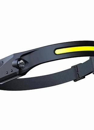 Фонарик налобный bailong bl-g28 xpe+cob usb top shop ua_