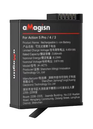 Акумулятор action 6/5 pro/osmo 360 2100магод термостійкий amagisn aa21