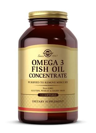 Omega-3 fish oil concentrate - 120 softgels