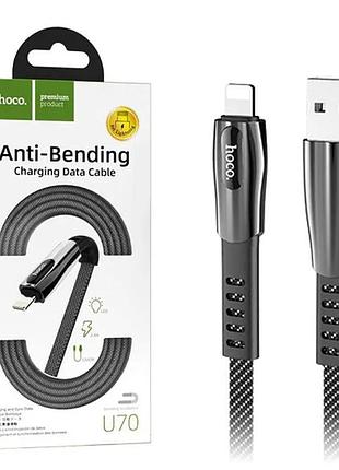 Кабель lightning hoco u70 splendor 1.2 м (2.4 a)