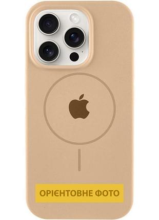 Чохол silicone case full protective (aa) v2 with magsafe для apple iphone 11 pro (5.8") бежевий / desert gold