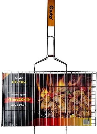Решетка-гриль 'time2grill' gusto 66x43,5x26 см gt-7104