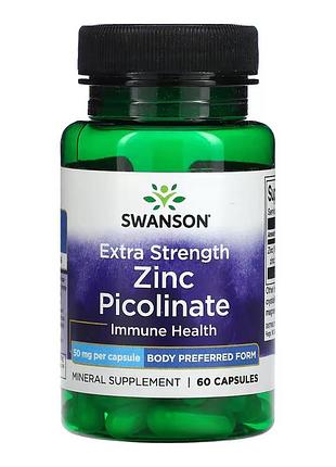 Extra strength zinc picolinate body preferred form 50mg - 60 caps