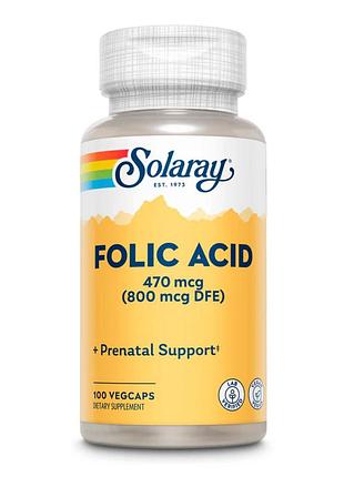 Folic acid 470 mcg (800 mcg dfe) - 100 caps