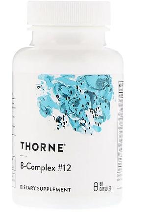 В-комплекс №12, b-complex 12, thorne, 60 капсул