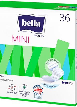 Ежедневные гигиенические прокладки bella panty mini 36 шт