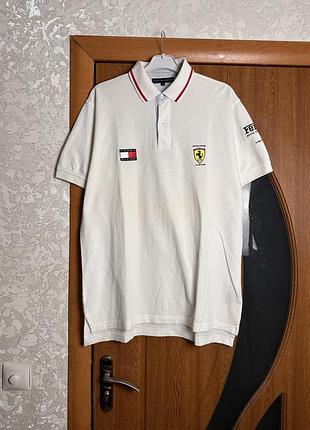 Rare tommy hilfiger x ferrari vintage limited edition polo