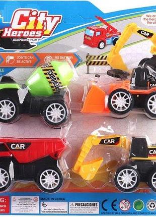 Набор машин a-toys 9288а строительная техника 4 шт