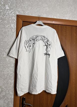 Stussy vintage big logo t shirt