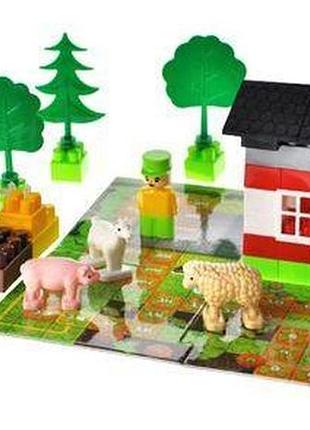 Конструктор blocks&steps qb300-005 3in1 fanny farm 79 деталей