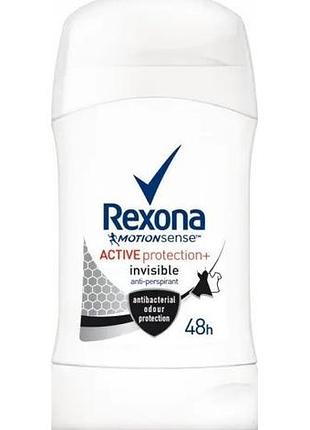 Антиперспирант стик rexona женский ative protection invisible 40 мл