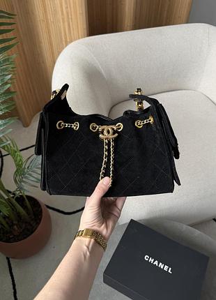 Сумка 25 mini handbag suede black😘 5