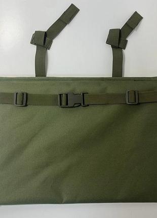 Тактический каремат для сидения на системе molle (олива)