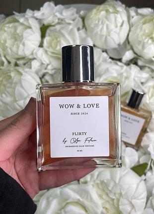 Парфум-блиск для волосся з шимером flirt by olga fileva wow & love 60ml