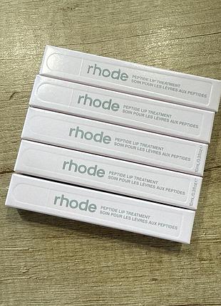 Прозорий пептидний бальзам для губ зі смаком кавуна rhode peptide lip treatment watermelon slice