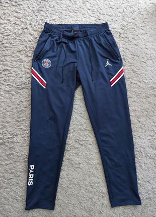 Штаны спортивные jordan x fc ppsg, size m, состояние идеальное, никаких нюансов, полупояс резинка 37-44 бедра 52 длина 95, хорошо тянут