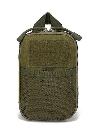 Подсумок органайзер a82 военный molle олива зеленая
