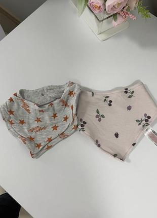 Дитячі слюнявчики primark 3/6 місяці