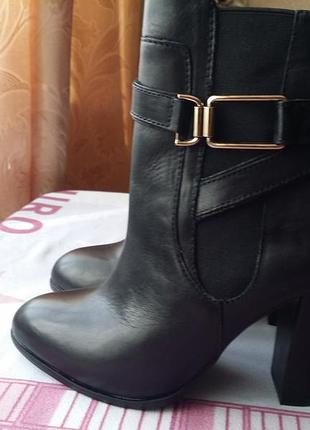 Ботильоны удобные кожаные женские стильные aldo.