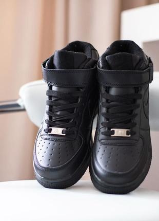 Кроссовки зимние высокие nike dealss high custom content list 1 mid❄3 фото